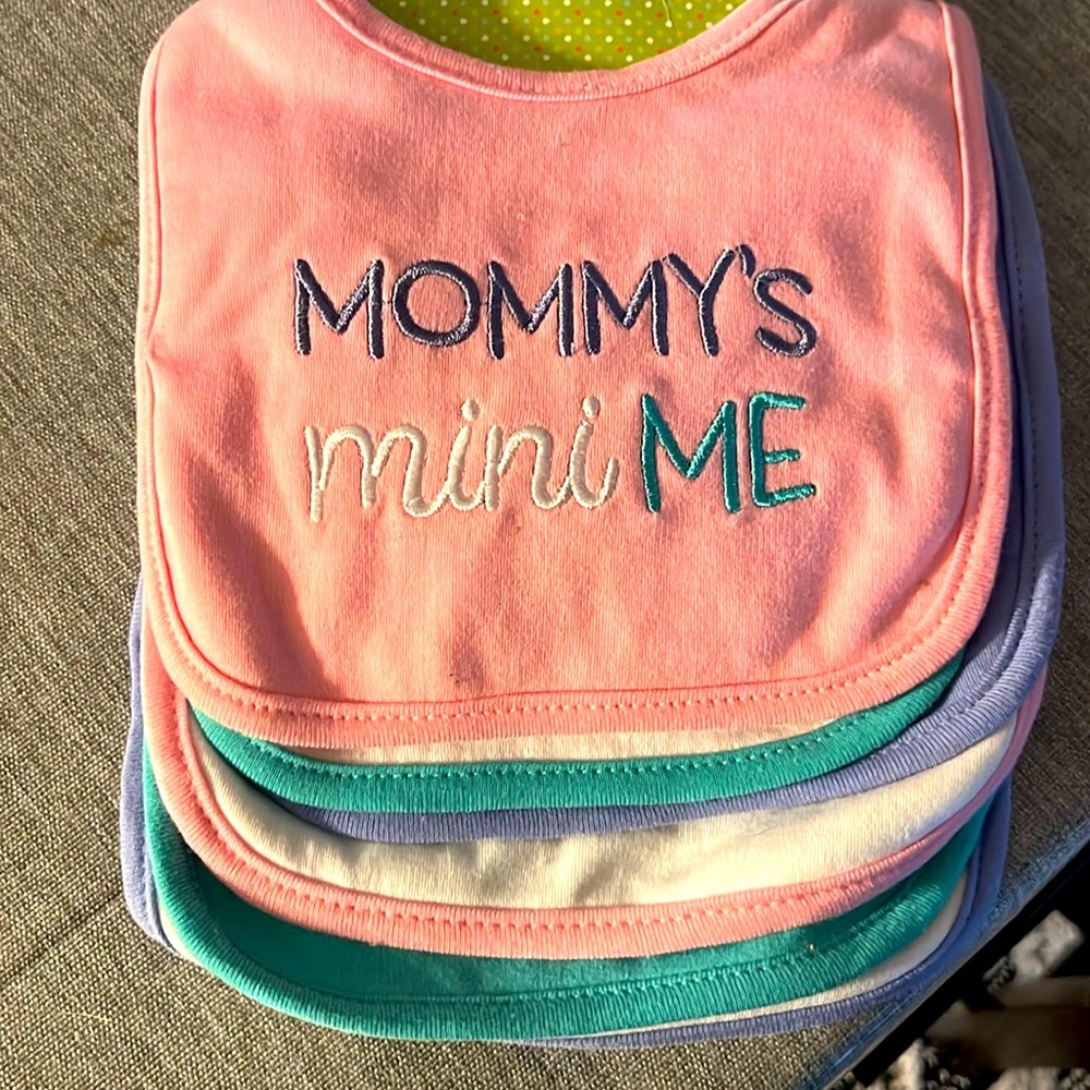 Baby girl bibs